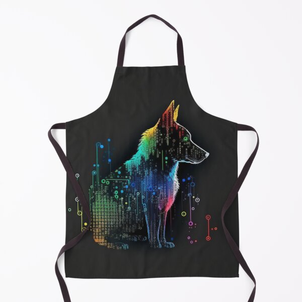 Item preview, Multicolored Computerized-Looking Dog #3 designed and sold by Galviato.