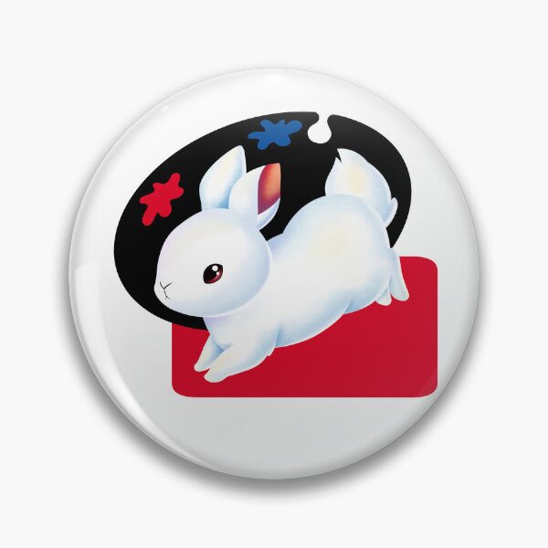 Item preview, White Wabbit Jumping designed and sold by AgnesGarbowska.