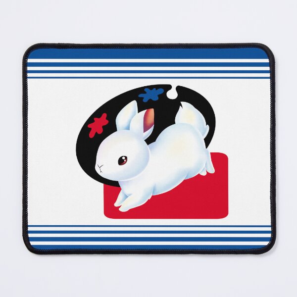 Item preview, White Wabbit Jumping designed and sold by AgnesGarbowska.