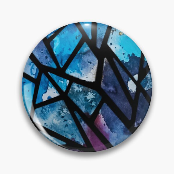 Item preview, Cyanide Shatter (abstract watercolor) designed and sold by Alane Fideler.