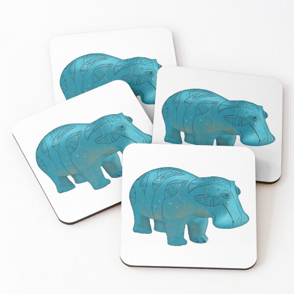 Item preview, William, the Egyptian Hippo designed and sold by MagnetitaBySil.