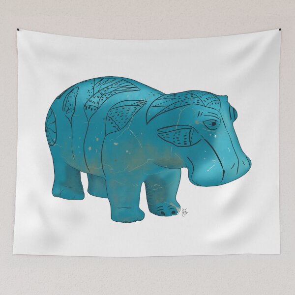 Item preview, William, the Egyptian Hippo designed and sold by MagnetitaBySil.