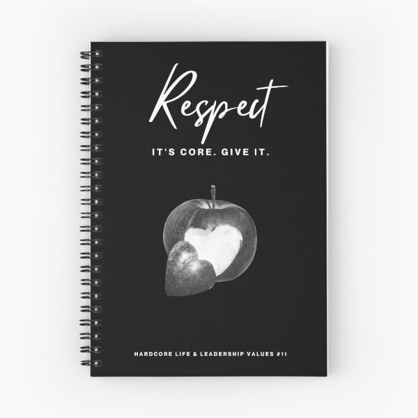 Item preview, RESPECT: It's Core. Give It. (#11 in the 'Hardcore Life & Leadership Values' Collection) designed and sold by ashowofvalues.