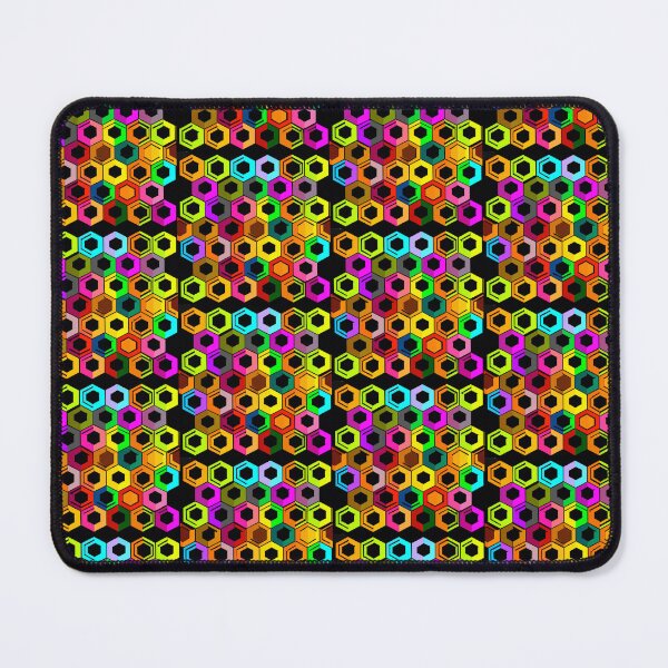 Item preview, Hexagonal geometry multicolor cells designed and sold by AnnikaSpika.