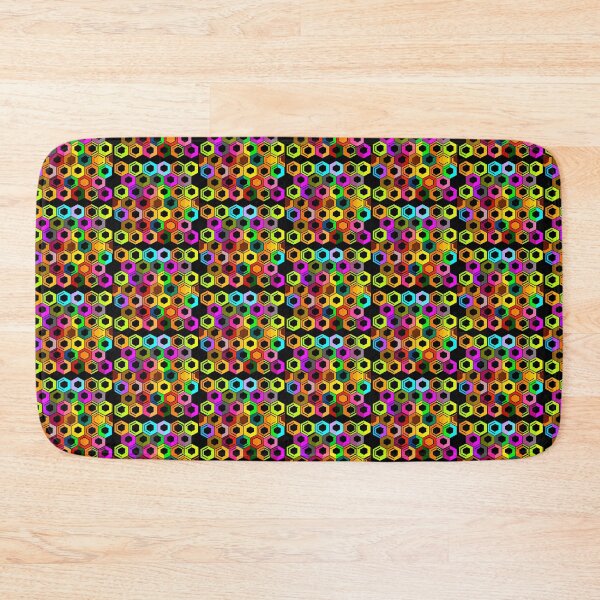 Item preview, Hexagonal geometry multicolor cells designed and sold by AnnikaSpika.