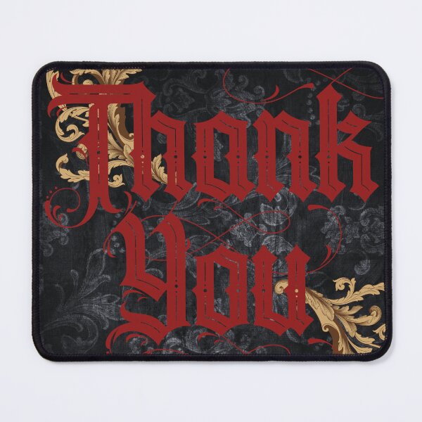 Item preview, Victorian Gothic Thank You - Victorian Gothic Motifs designed and sold by ttsayt1earth.
