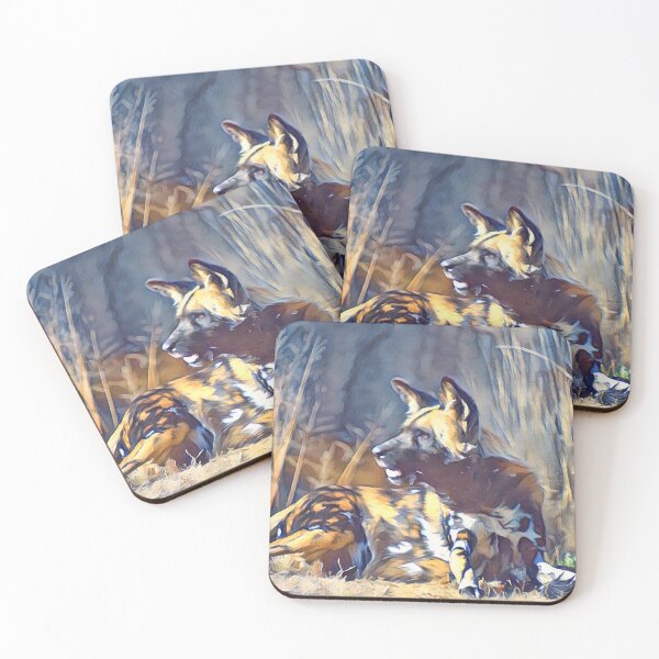 Item preview, African Painted Dog  designed and sold by Sharon the Zoo Lady Photography .