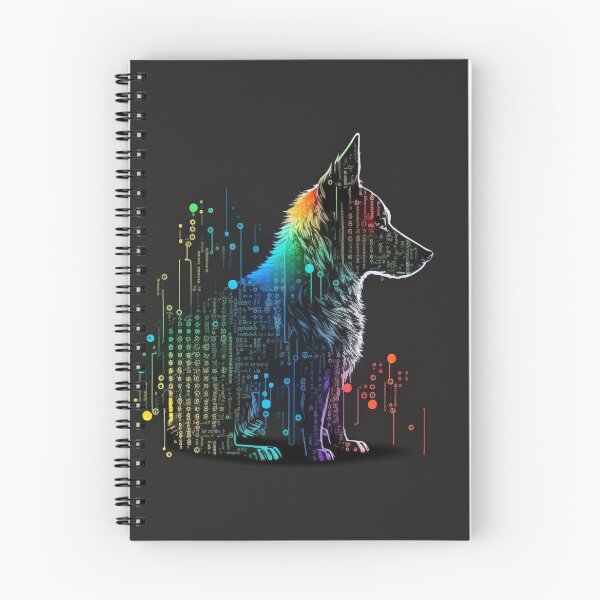 Item preview, Multicolored Computerized-Looking Dog #4 designed and sold by Galviato.