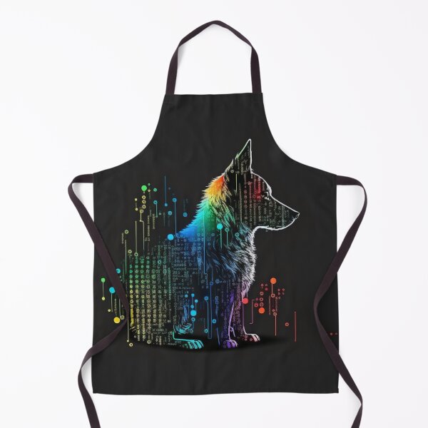 Item preview, Multicolored Computerized-Looking Dog #4 designed and sold by Galviato.