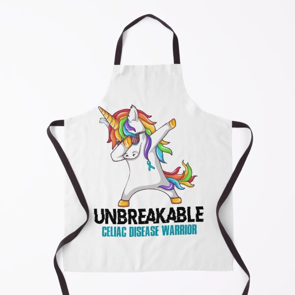 Item preview, Celiac Disease Awareness - Unicorn Celiac Disease Warrior Ribbon UNBREAKABLE designed and sold by Fernandezf.