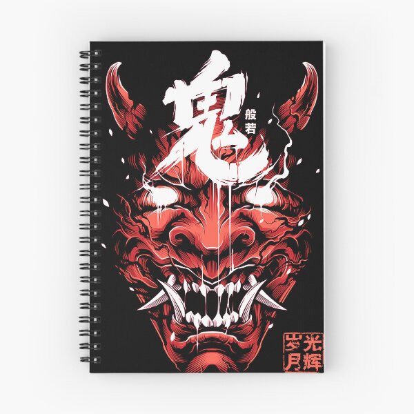 Item preview, Samurai Vaporwave Hannya Samurai Evil Mask designed and sold by OWLvision33.