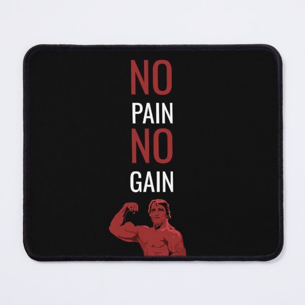Item preview, No pain, no gain Arnold Schwarzenegger designed and sold by Gym Designs.