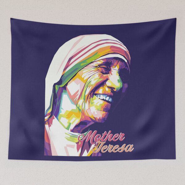Item preview, Mother Teresa colorful artwork designed and sold by PoliticsPrint.