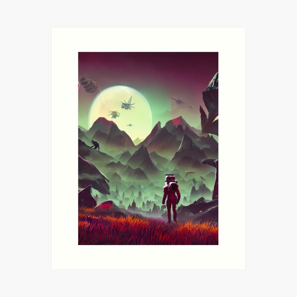 Item preview, No Mans Sky - A Travelers Journey designed and sold by AfroMatic.