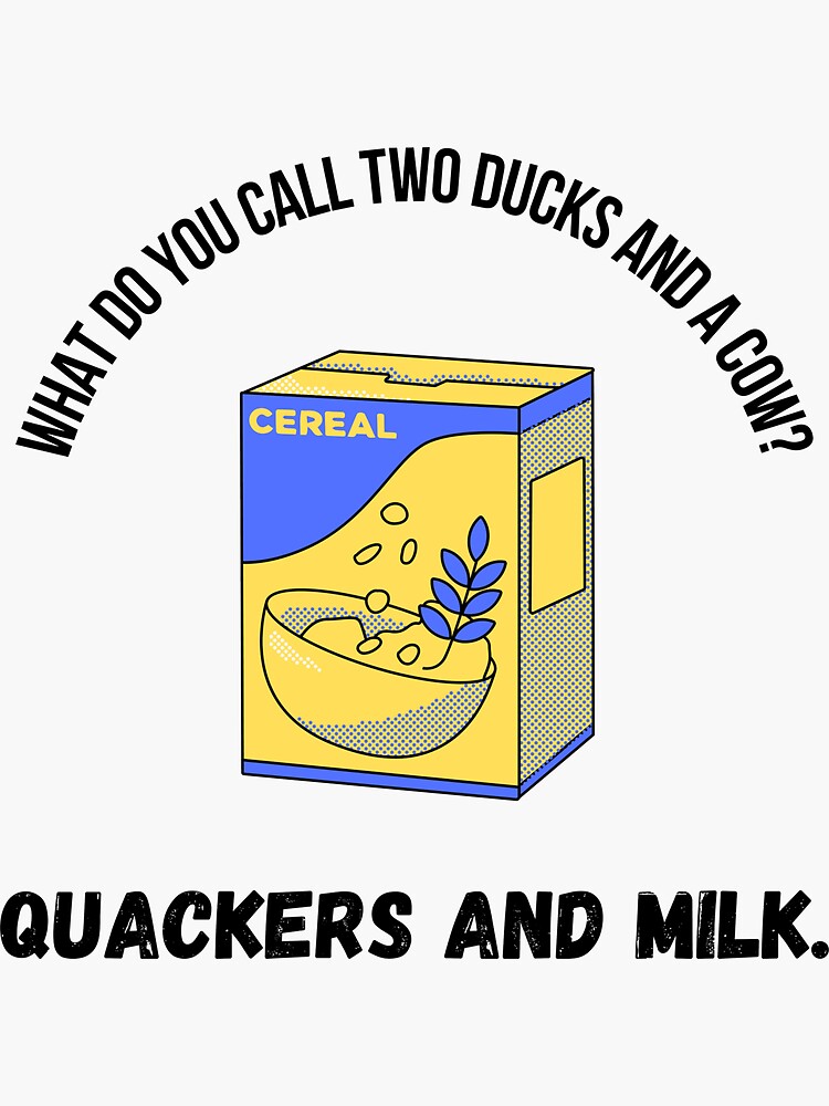 "Funny dad joke Funny shirt What do you call two ducks and a cow