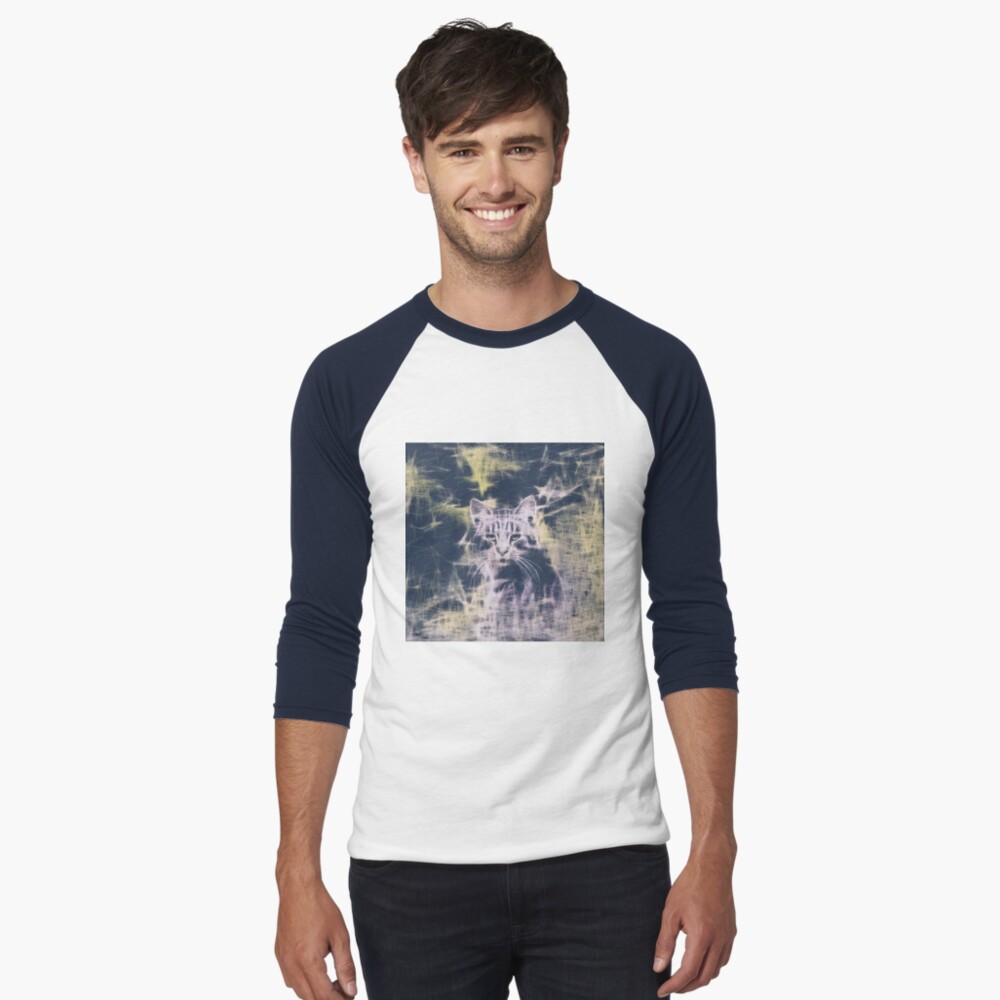 Item preview, Baseball ¾ Sleeve T-Shirt designed and sold by blackhalt.