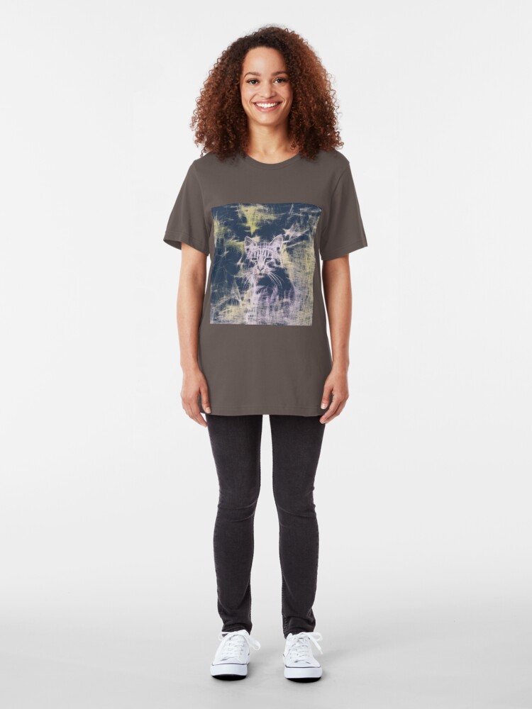 Alternate view of Linify Cat Slim Fit T-Shirt
