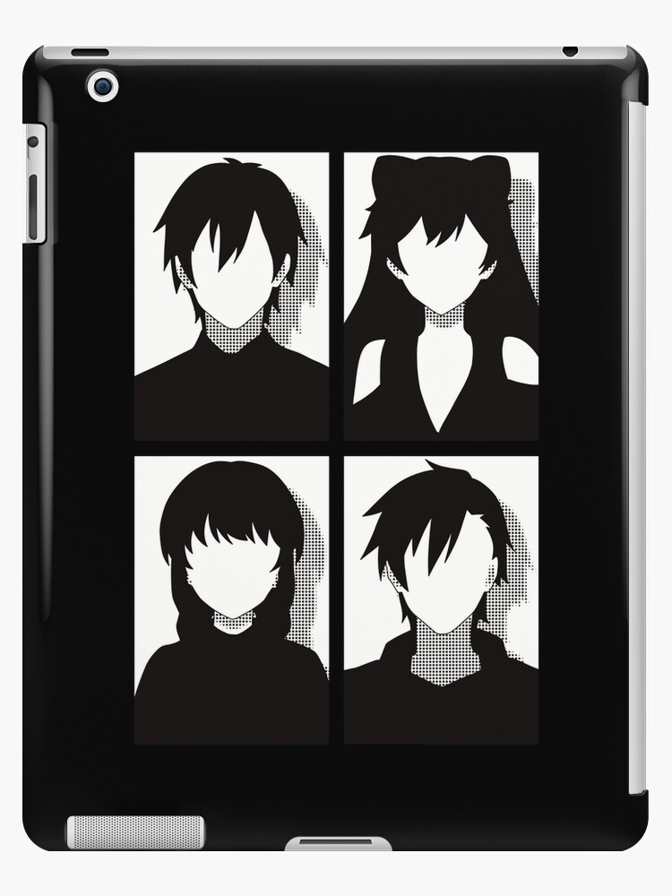 All Main Characters from More than a married couple, but not lovers or  Fuufu Ijou, Koibito Miman: Akari Watanabe, Shiori Sakurazaka, Jirou Yakuin  and Minami Tenjin in Black and White Pop Art