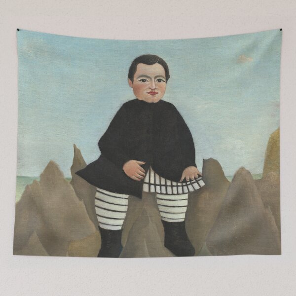 Item preview, Henri Rousseau Boy on the Rocks designed and sold by TeeARTHY.