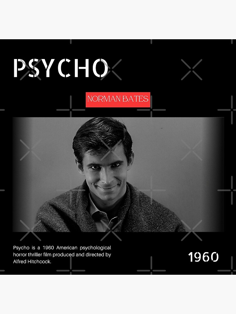 Norman Bates psychopathe Poster