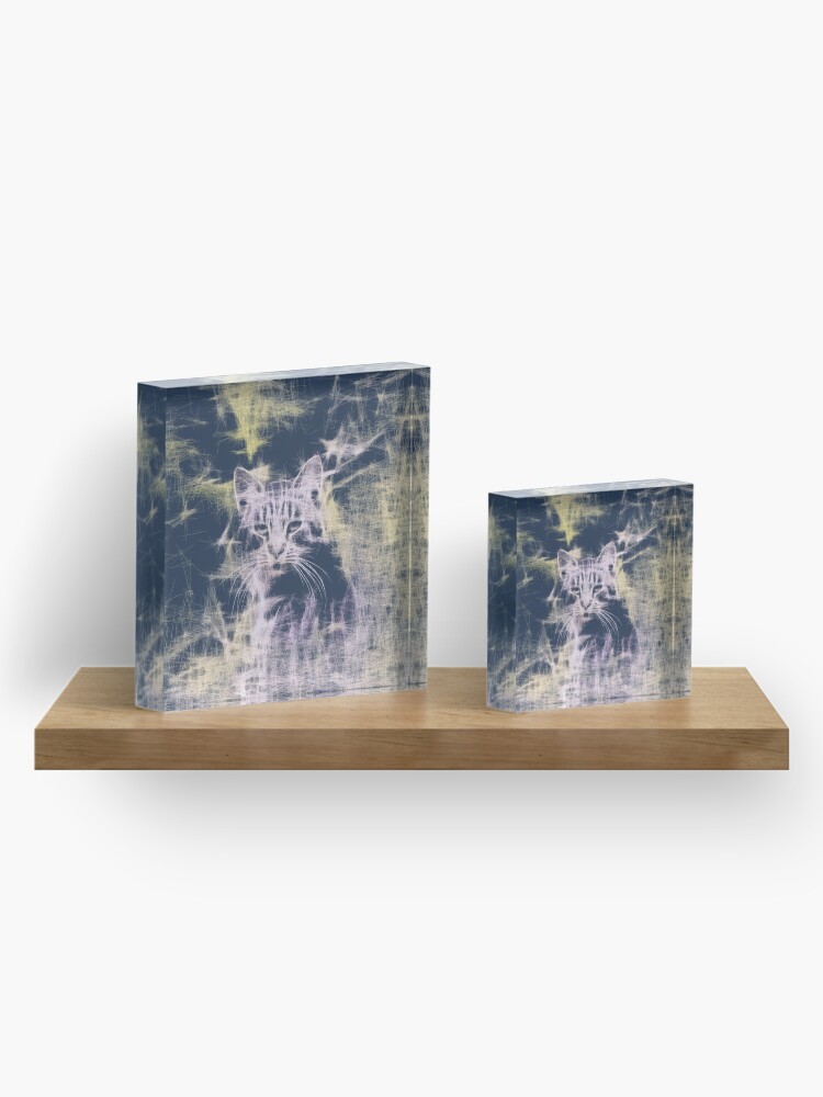 Alternate view of Linify Cat Acrylic Block