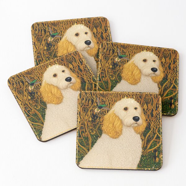 Item preview, The Enchanted Goldendoodle designed and sold by Lisa Marie Mercer.