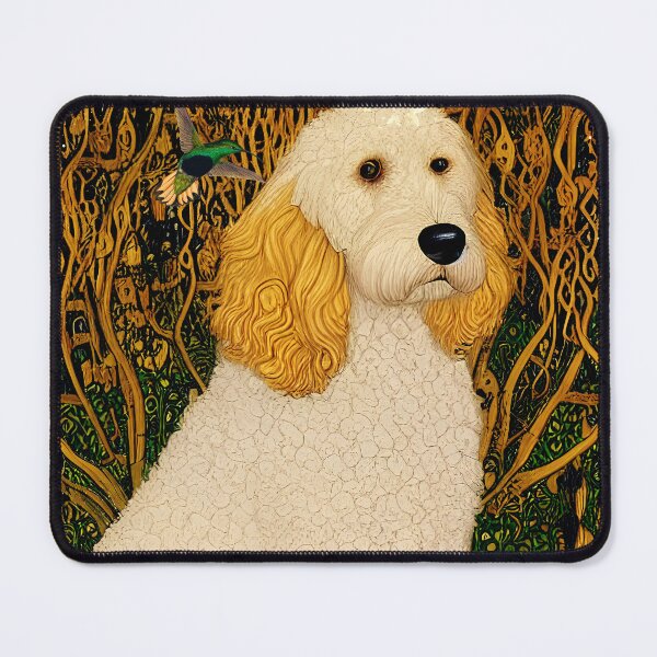 Item preview, The Enchanted Goldendoodle designed and sold by Lisa Marie Mercer.
