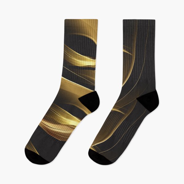 Item preview, black gold wave designed and sold by GorLorLar.