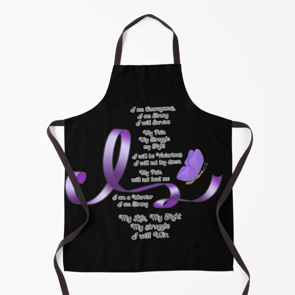 Item preview, My Struggle Purple Ribbon Poem with Butterflies designed and sold by Alondra.