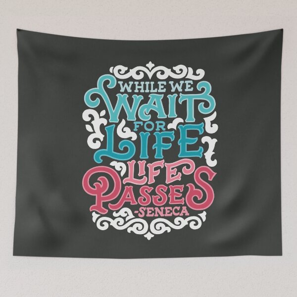 Item preview, While We Wait for Life designed and sold by polliadesign.