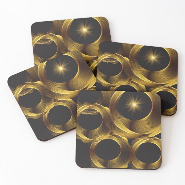 Item preview, black gold circle designed and sold by GorLorLar.