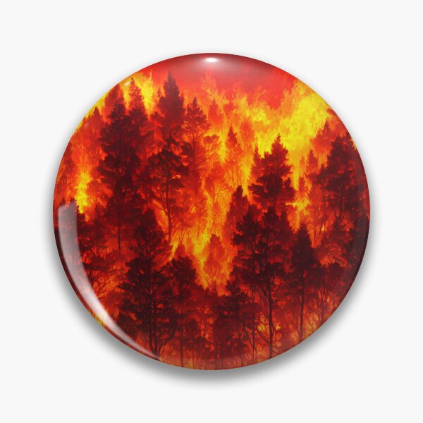 Item preview, Forest covered in flames designed and sold by David-Howells.