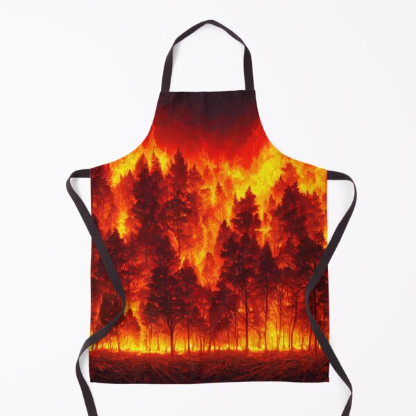 Item preview, Forest covered in flames designed and sold by David-Howells.
