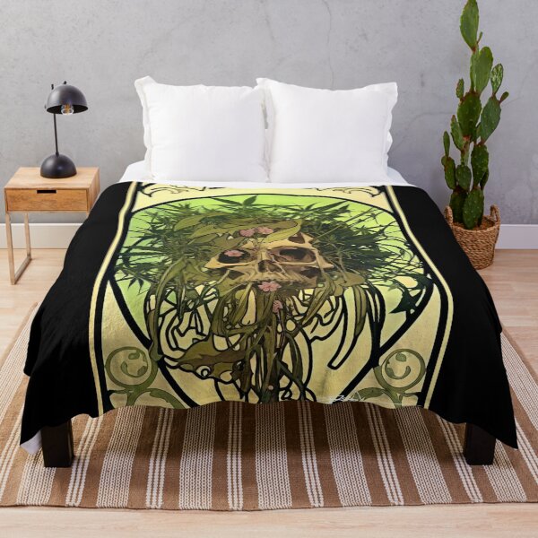 Item preview, Weed After Death 3 56 - Stoner Skull Art designed and sold by Benito Del Ray.
