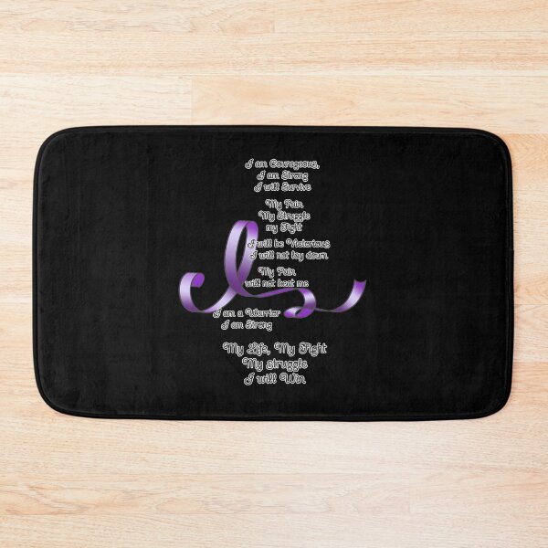 Item preview, Purple Ribbon with Encouraging Poem designed and sold by Alondra.