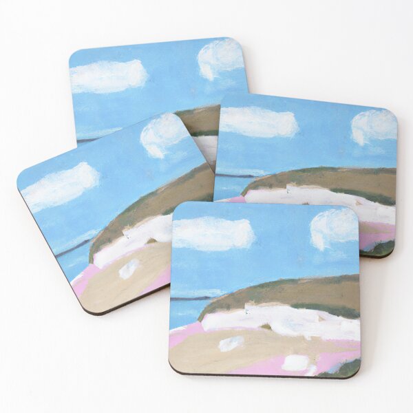 Item preview, Ocean View with Blue Skies - Abstract Art Painting designed and sold by Inomaly Art.