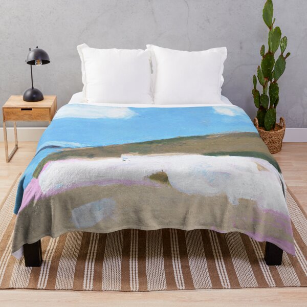Item preview, Ocean View with Blue Skies - Abstract Art Painting designed and sold by Inomaly Art.