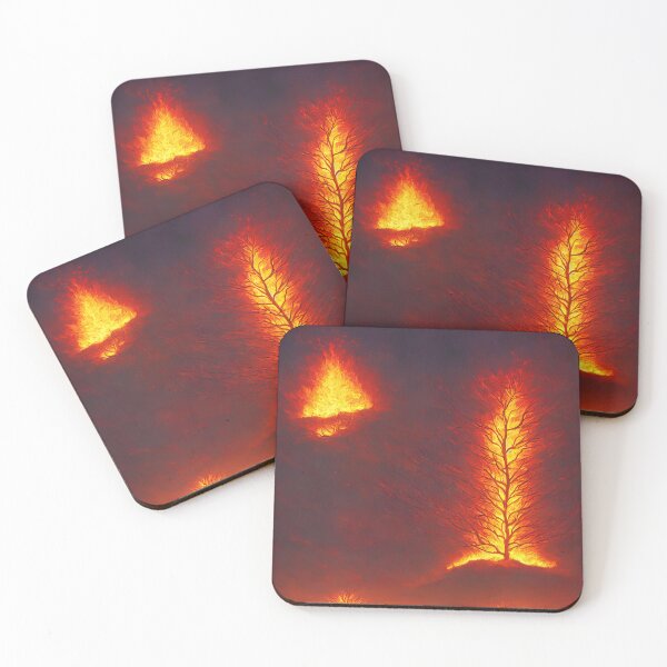 Item preview, trees covered in flames designed and sold by David-Howells.