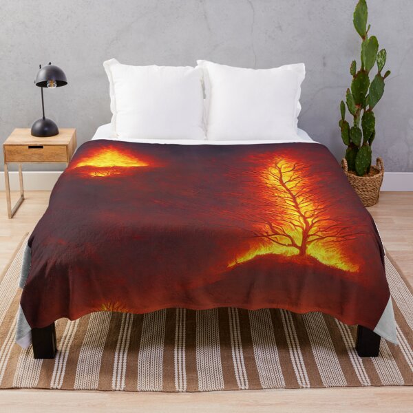 Item preview, trees covered in flames designed and sold by David-Howells.