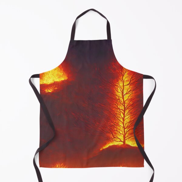 Item preview, trees covered in flames designed and sold by David-Howells.