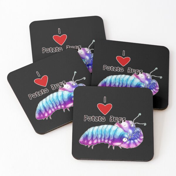 Item preview, Colorful Isopods: I Heart Potato Bugs designed and sold by iduzarts.