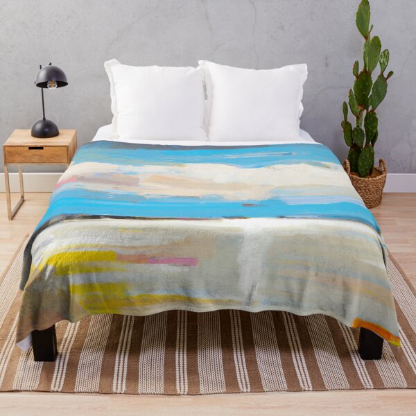 Item preview, Ocean View - Abstract Art Painting - Clouds over the sea designed and sold by Inomaly Art.