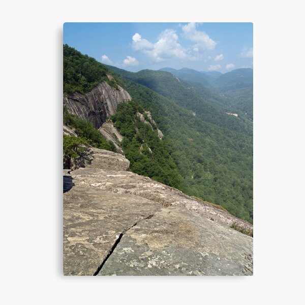 View from Chimney Rock State Park, NC Metal Print