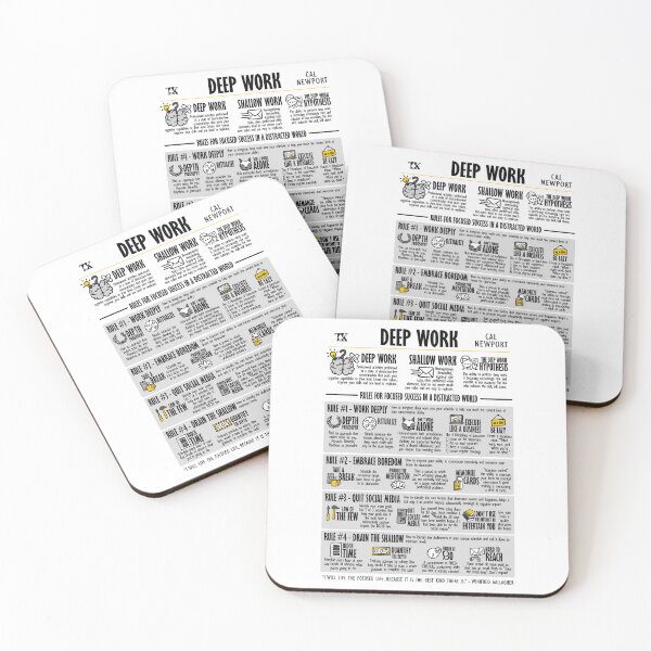 Item preview, Visual Book Deep Work (Cal Newport) designed and sold by TKsuited.