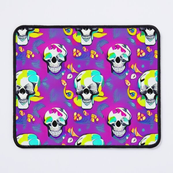 Item preview, Colorful Imperfect Skull Pattern designed and sold by pinkpapercup.