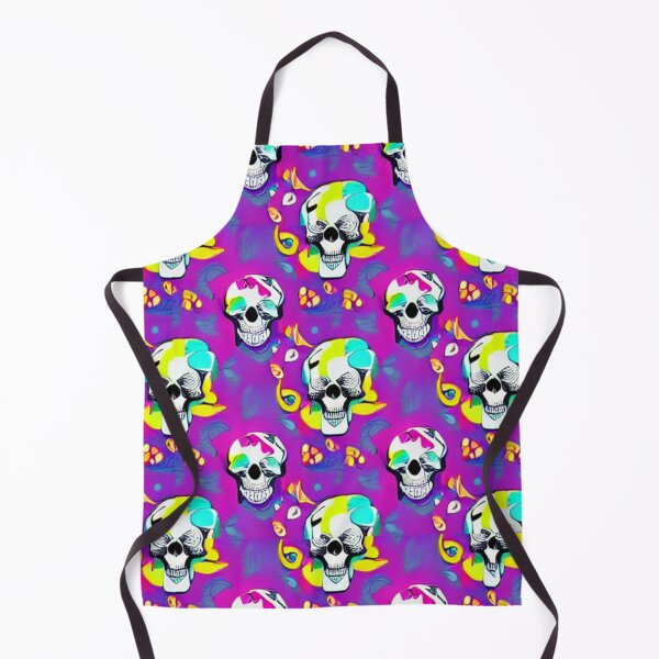 Item preview, Colorful Imperfect Skull Pattern designed and sold by pinkpapercup.