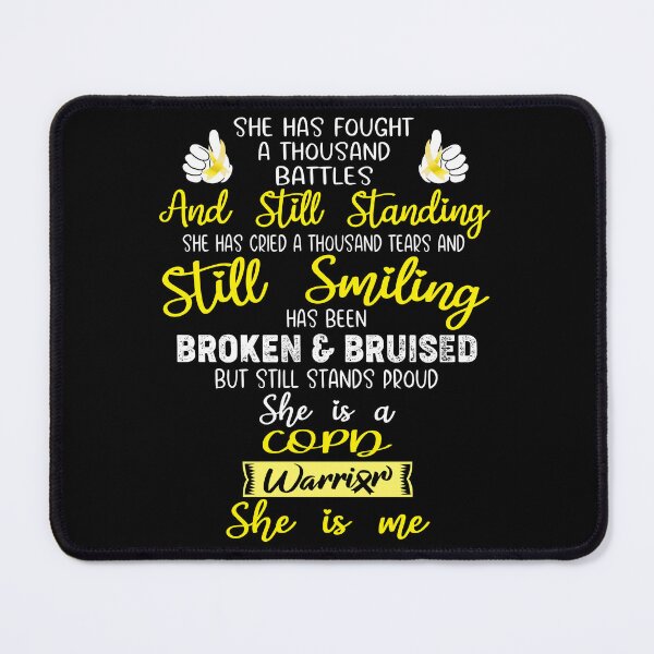 Item preview, COPD Warrior SHE IS ME - Support COPD Fighter Gifts designed and sold by Berriosly.