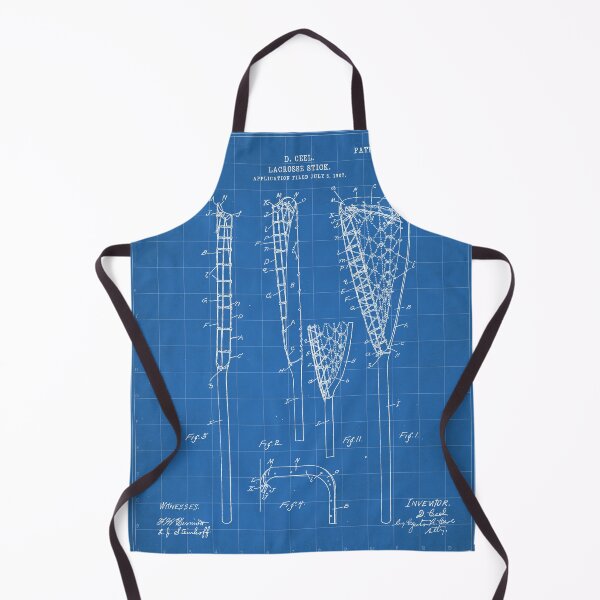 Item preview, Lacrosse Stick Patent - Lacrosse Player Art - Blueprint designed and sold by patentpress.