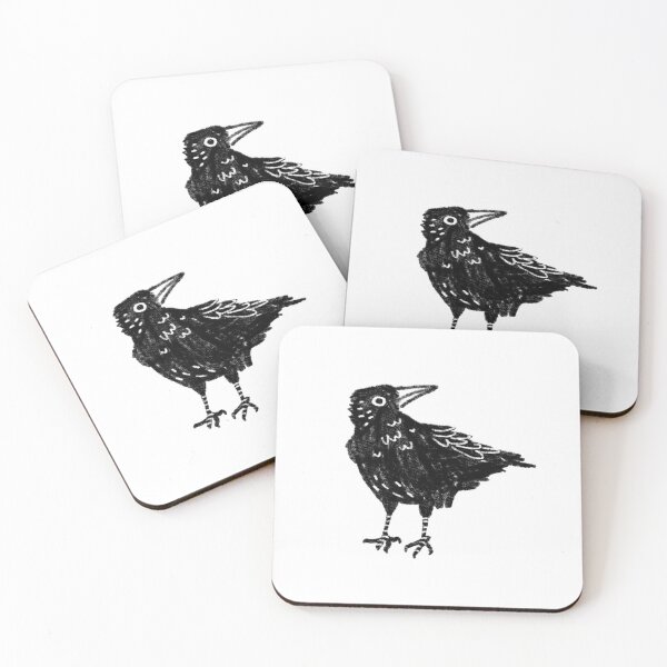 Item preview, Minimalistic Crow Doodle 1 designed and sold by aymeigh.