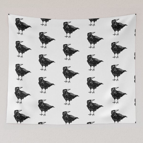 Item preview, Minimalistic Crow Doodle 1 designed and sold by aymeigh.